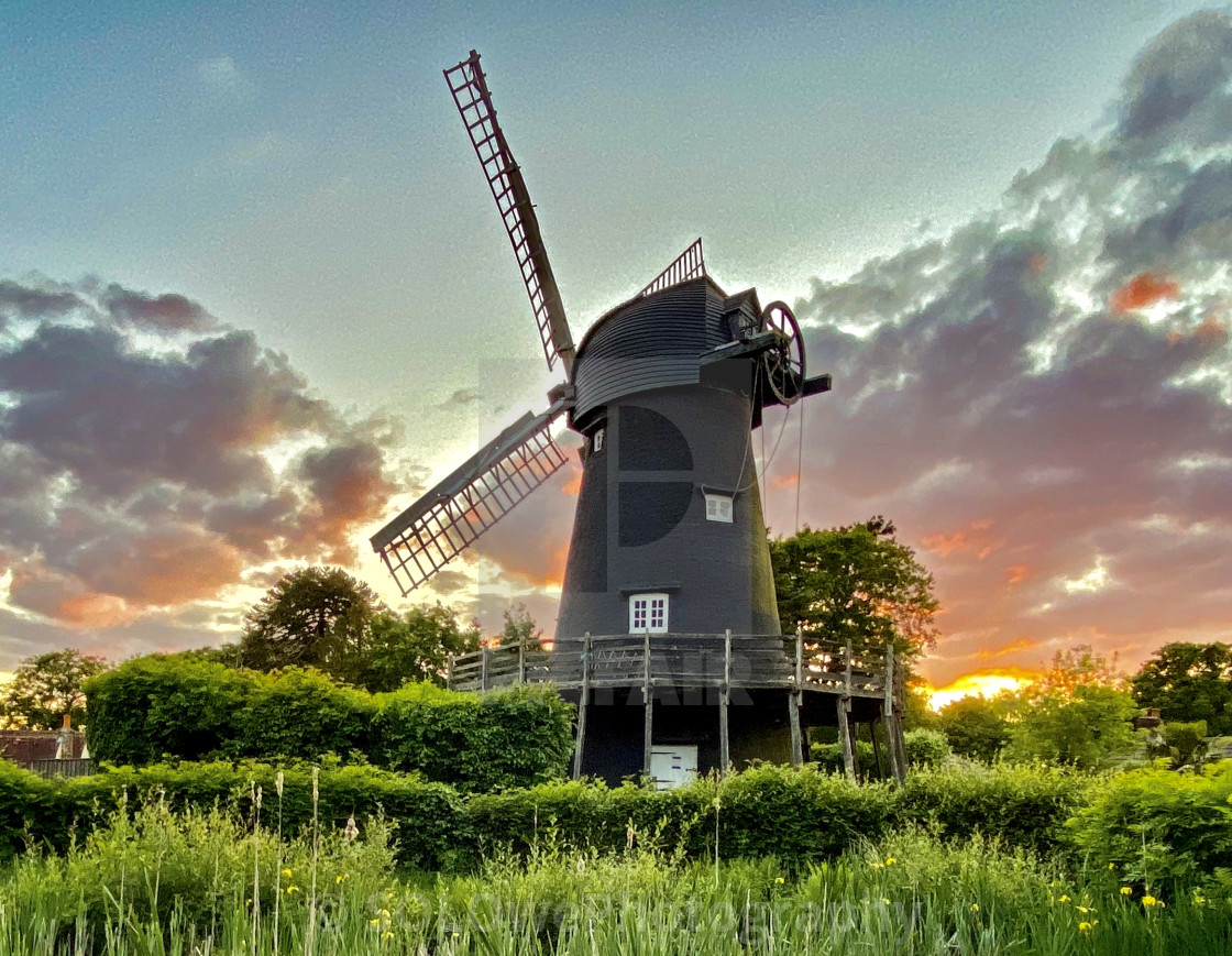 "Bursledon Windmill" stock image