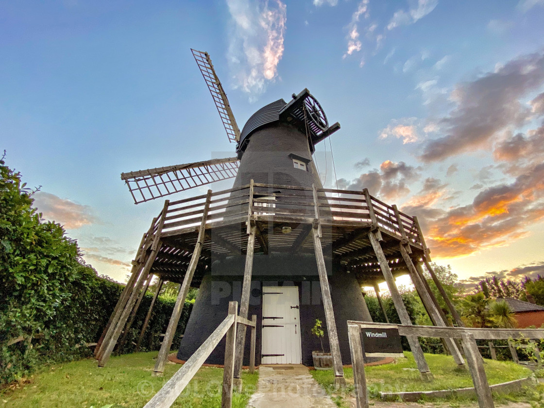 "Bursledon Windmill" stock image