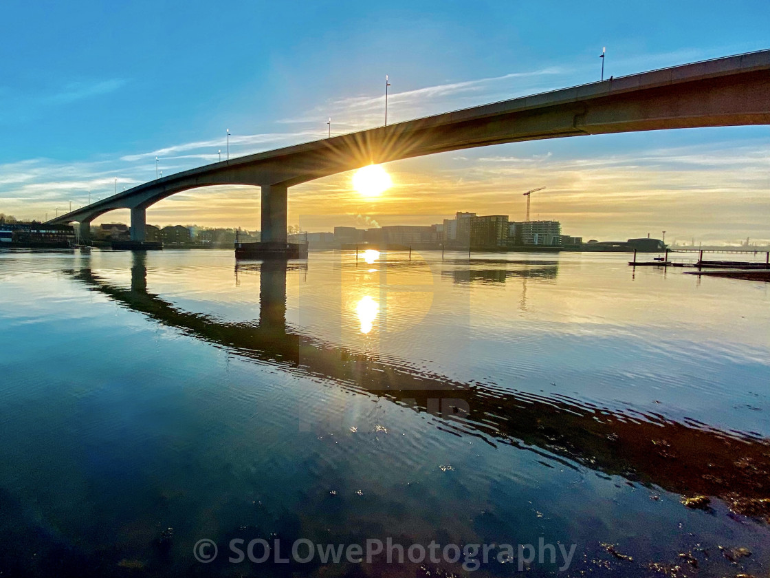 "Itchen Bridge" stock image