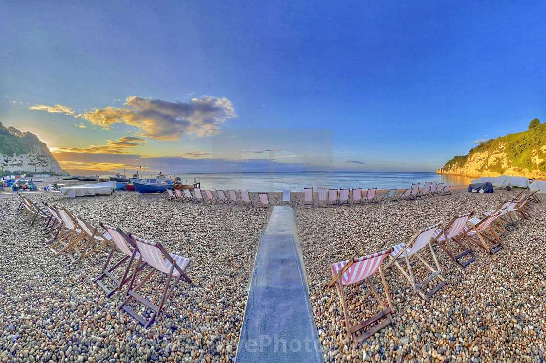 "Beer Deckchairs" stock image