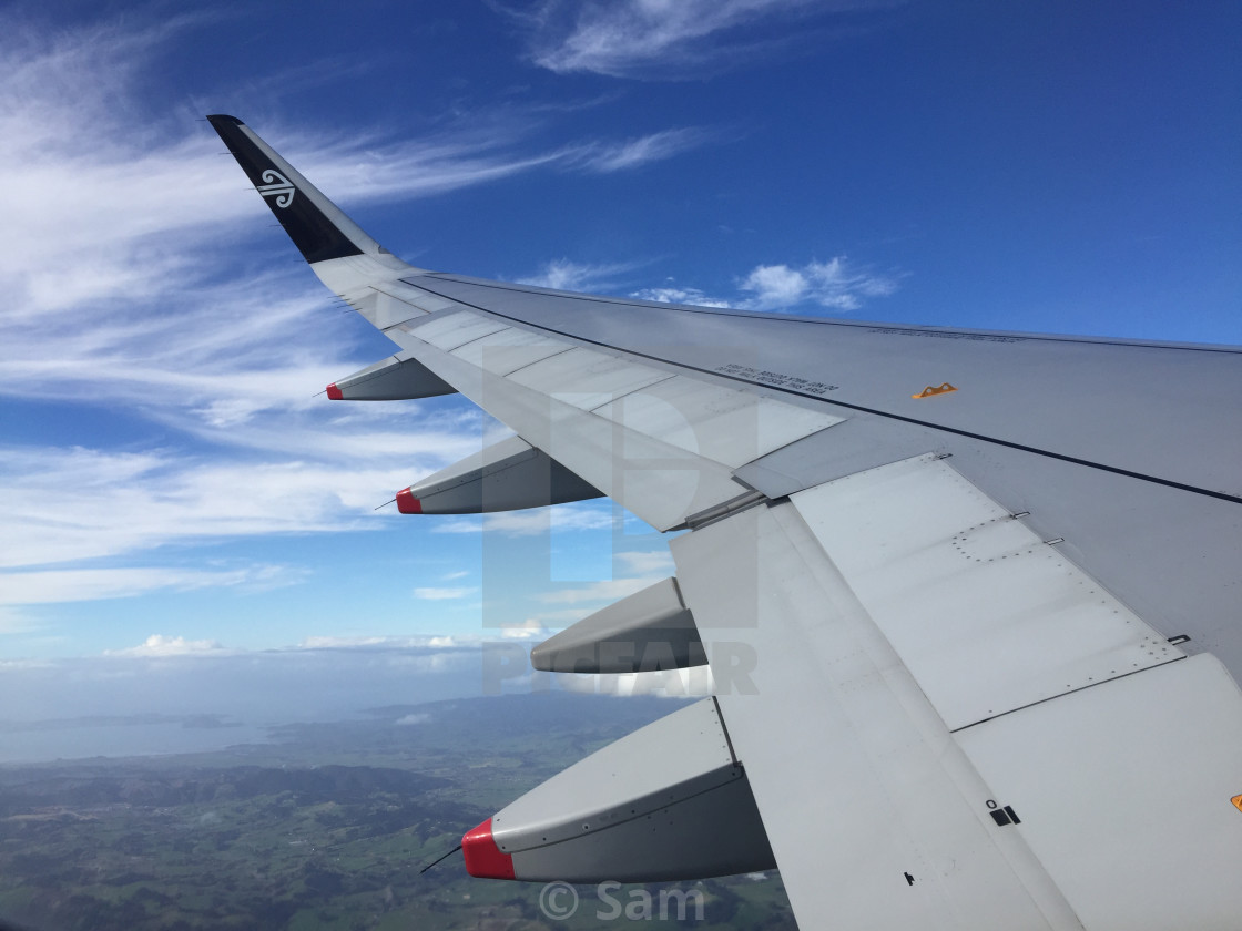 "Flying From Auckland Into Wellington - New Zealand" by Sam - $9.96 "Flying From Auckland Into Wellington - New Zealand" stock image