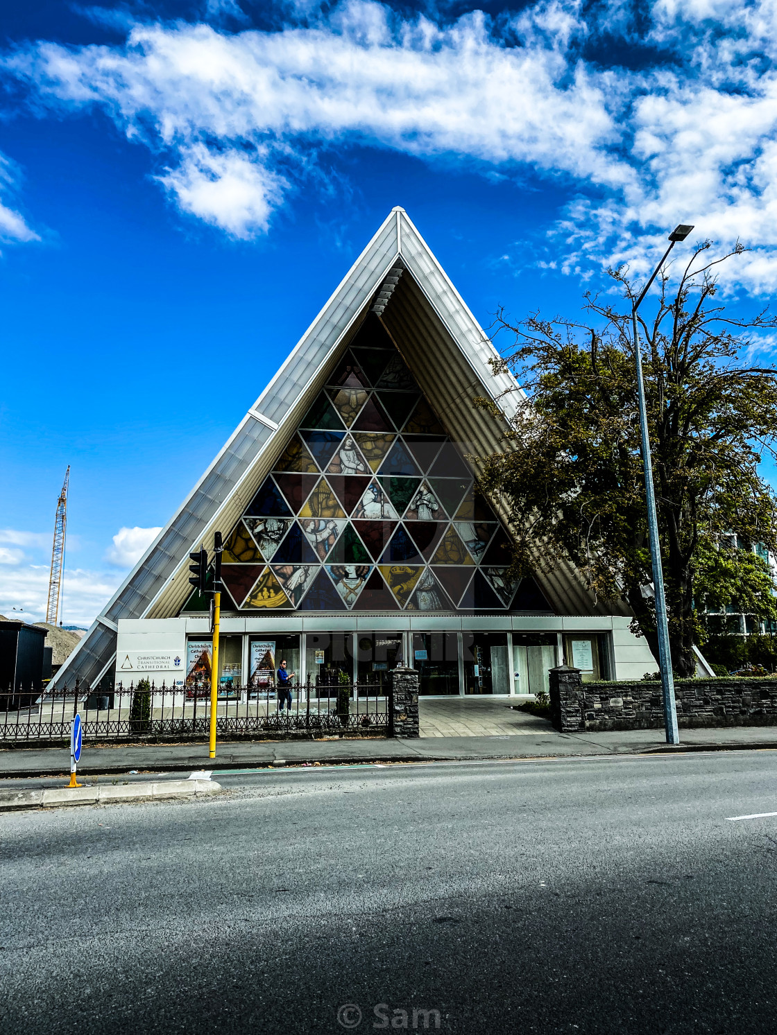 "Christchurch Transitional Cathedral" by Sam - $14.95 "Christchurch Transitional Cathedral" stock image