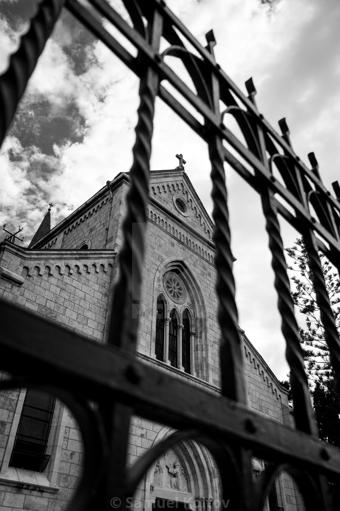 "Religion Behind Bars" by Samuel Koltov - £10.00 "Religion Behind Bars" stock image