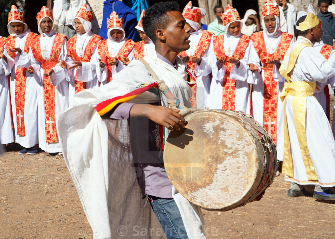 Drummer At A Traditional Ethiopian Wedding In Gondar Ethiopia License Download Or Print For 7 00 Photos Picfair