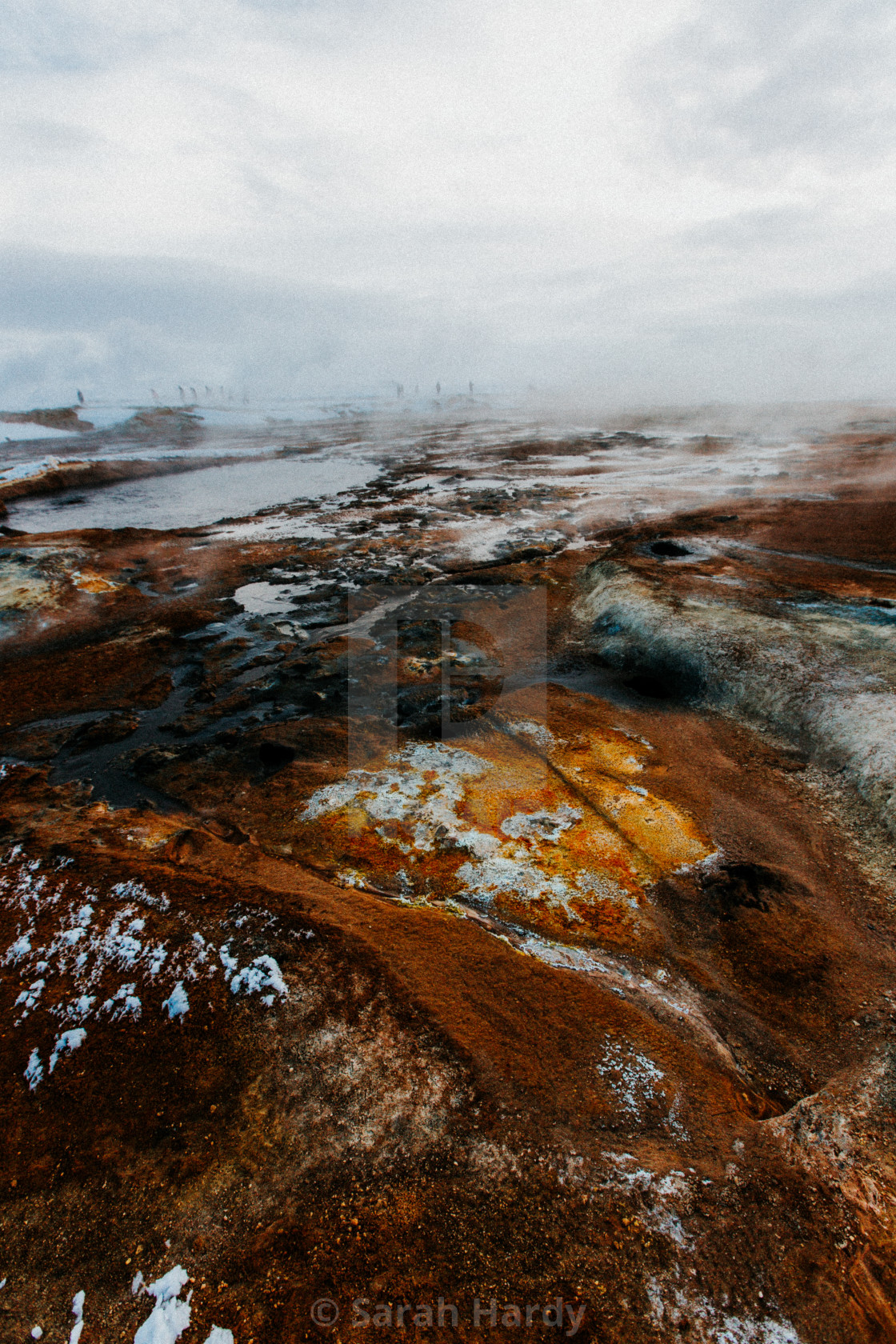 "Geothermal Colours" stock image