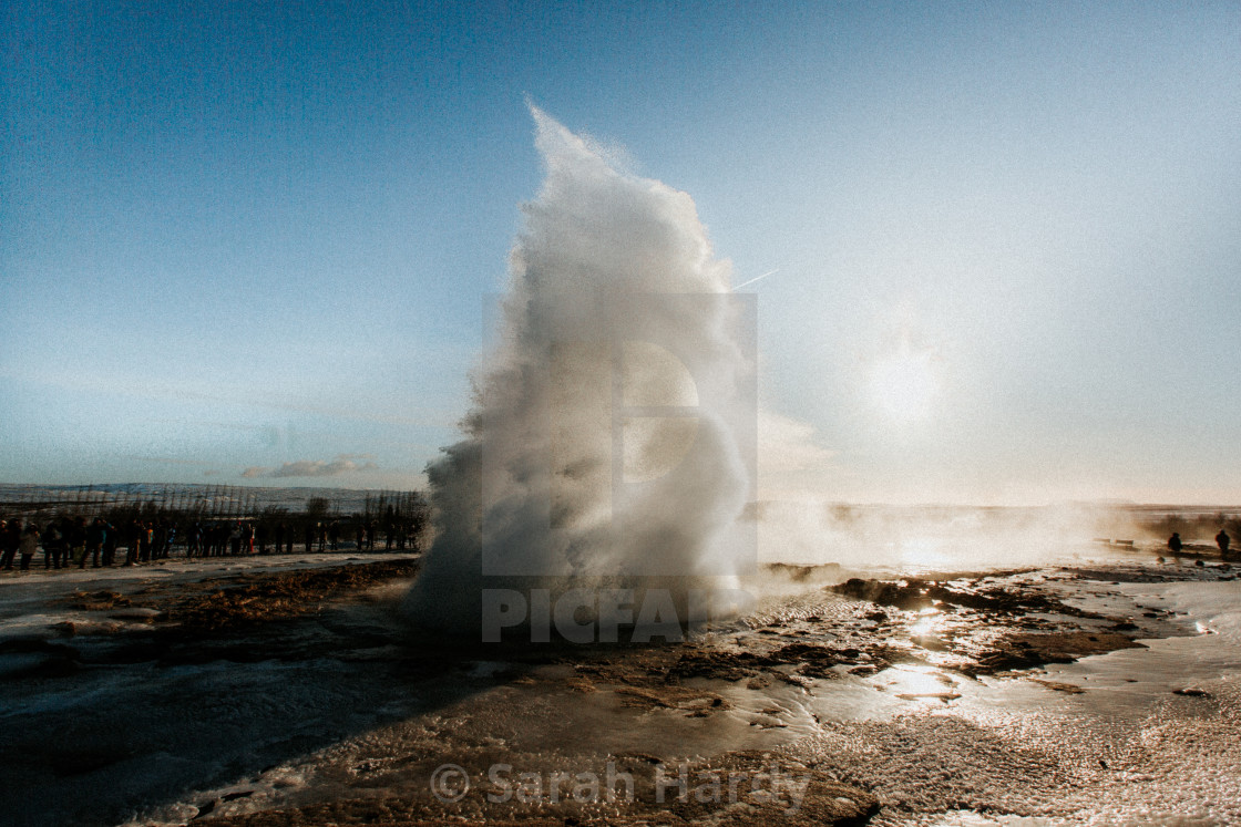 "Geysir 2" stock image