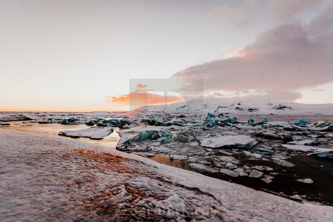 "Glacier Landscape" stock image