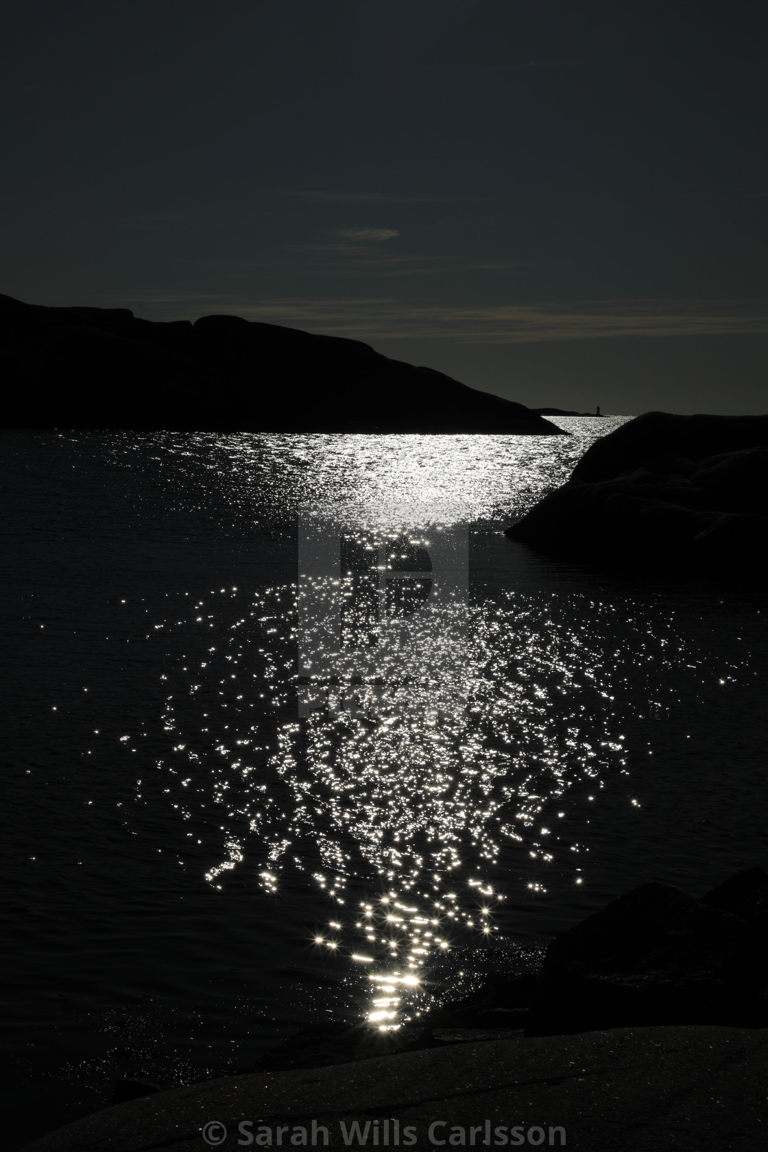 "Dramatic Sea and Sky" stock image