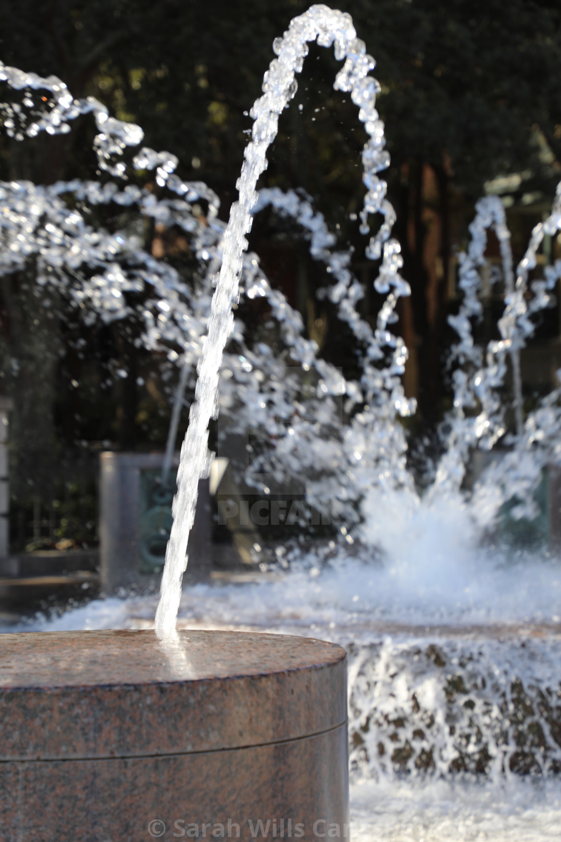 "Water Dancing in Sunlight" stock image