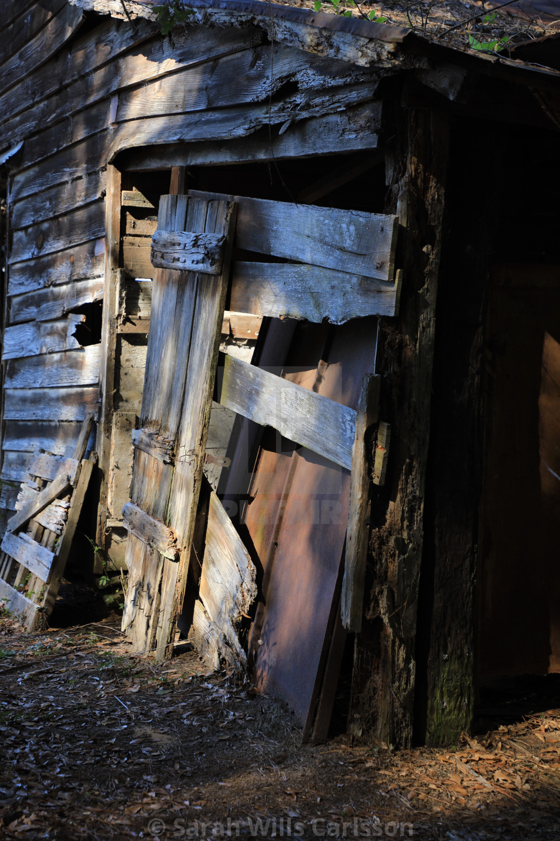 "Abandoned Shack on the Upper Knot" stock image