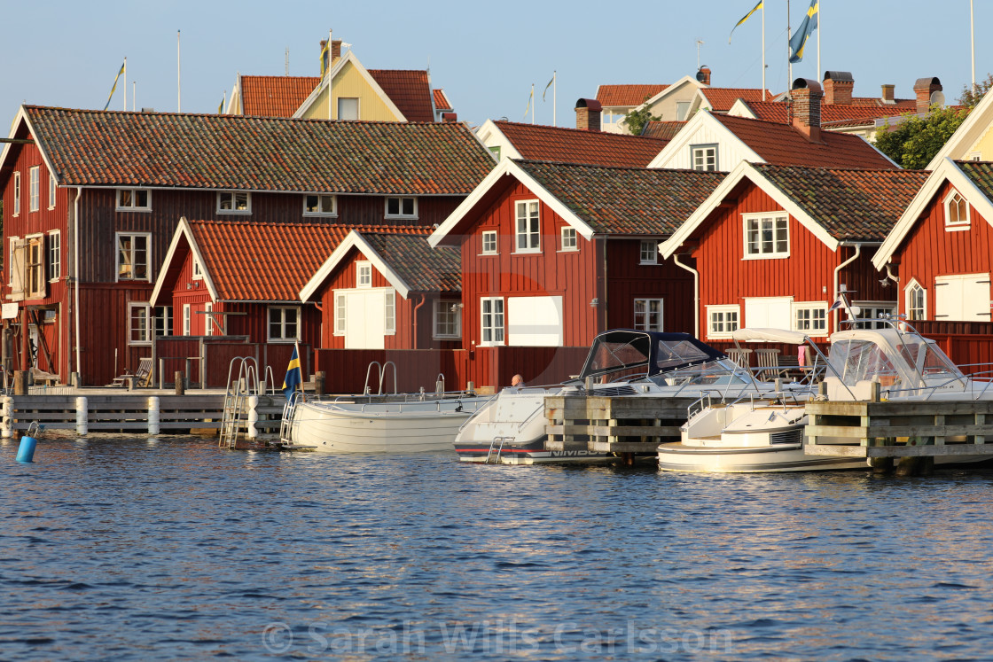 "Swedish Summer in Fiskebäckskil" stock image