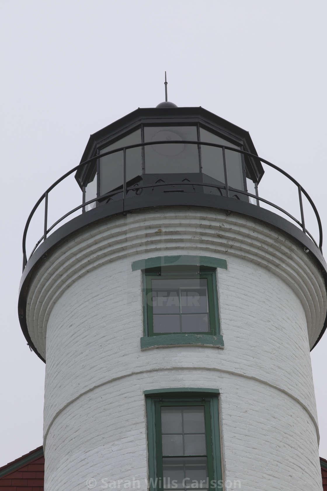 "Point Betsie Light Close-up" stock image