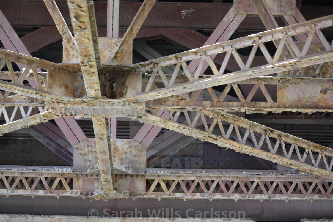 "Rusted Trusses" stock image