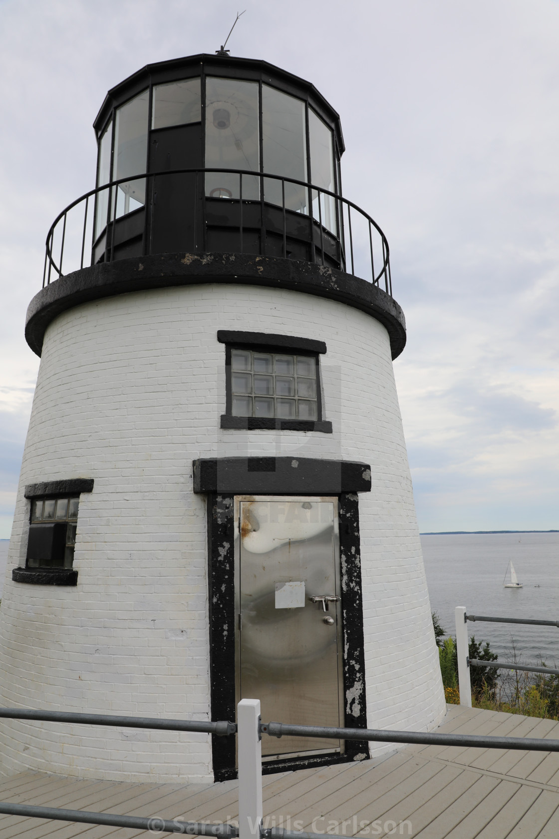 "Owls Head Lighthouse" stock image