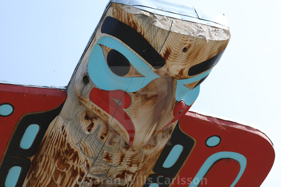 "Totem in the Sky" stock image