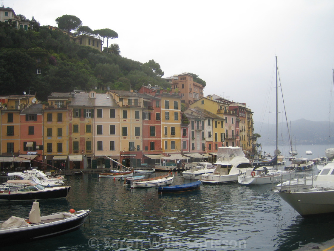 "Portofino Harbor" stock image