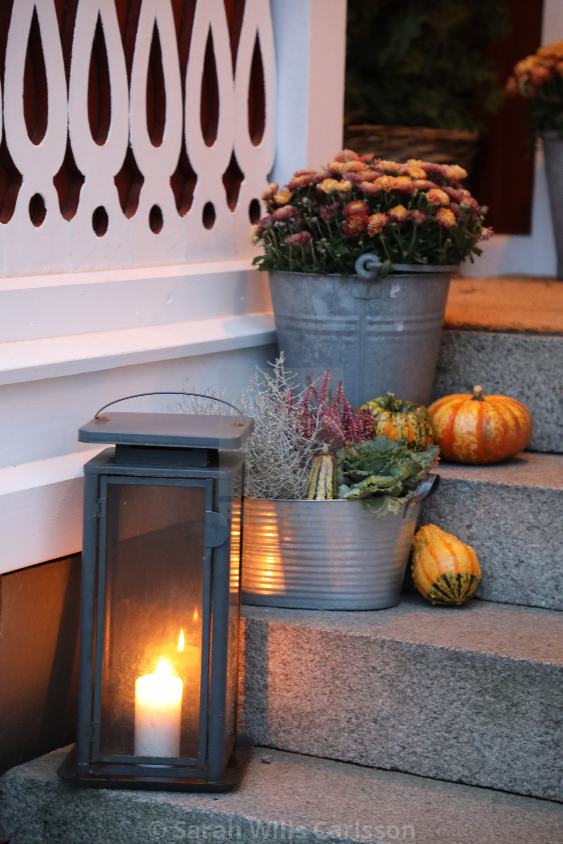 "Autumn Coziness (Höstmys)" stock image