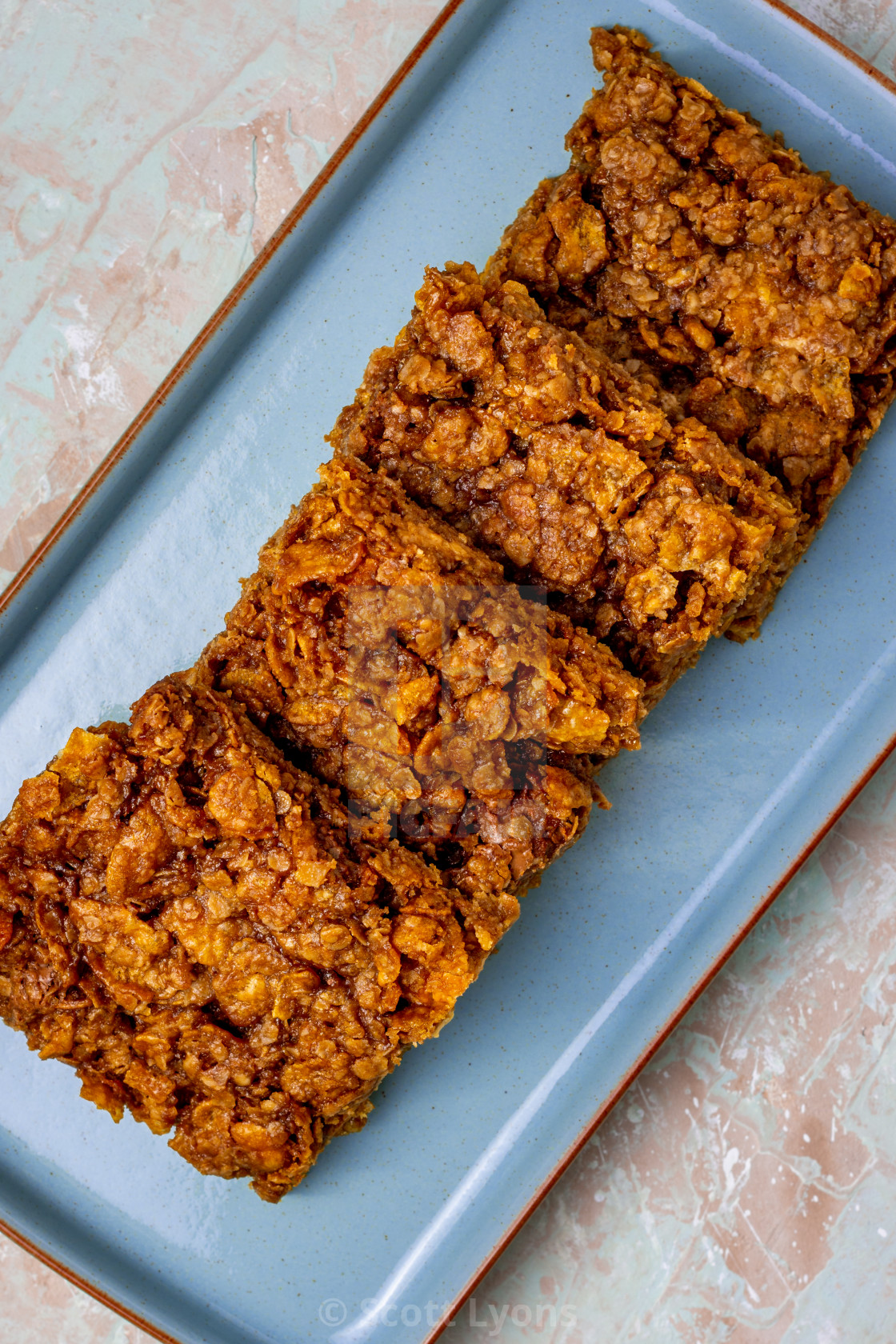 "Oat and Cornflake Flapjack" by Scott Lyons - $38.34 "Oat and Cornflake Flapjack" stock image