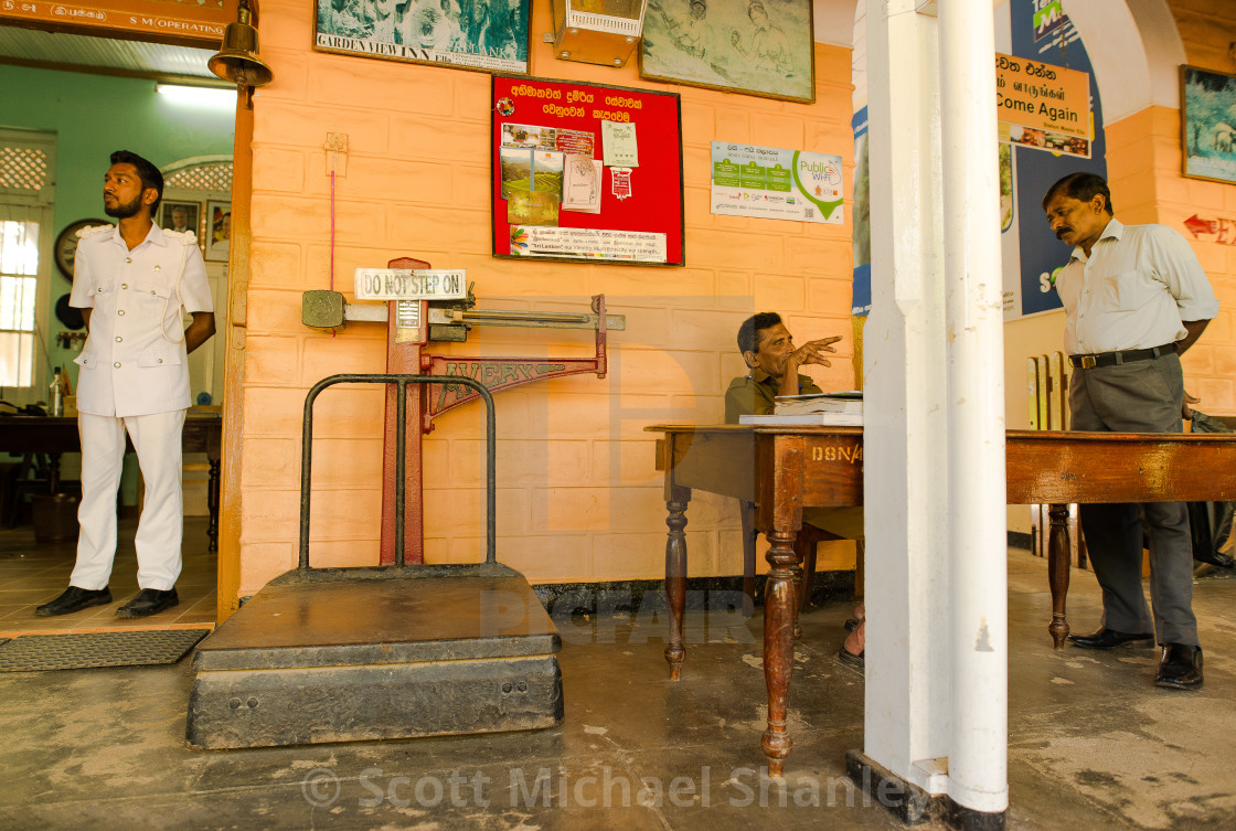 "Station Master, Ella." by Scott Michael Shanley - £12.40 "Station Master, Ella." stock image