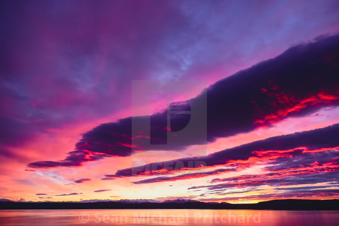"Purple Haze." by Sean Michael Pritchard - £14.99 "Purple Haze." stock image