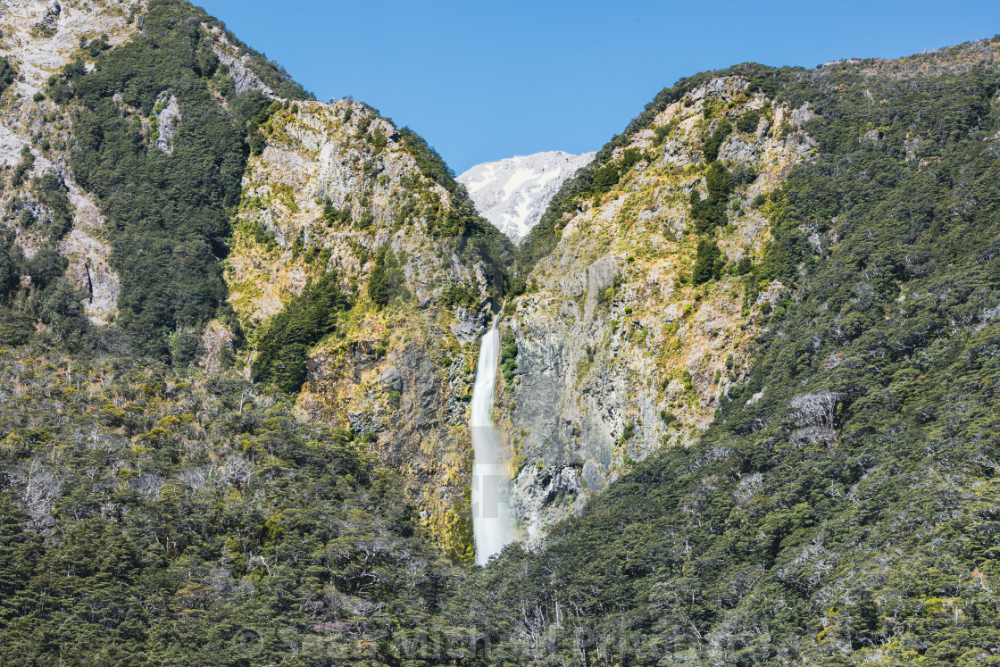 "Heart of the Mountains." stock image