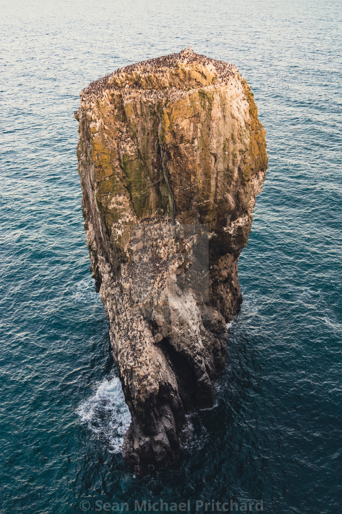 "CLIFF TOP HOME." stock image