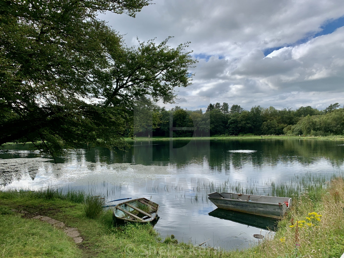 "Gone fishing" stock image