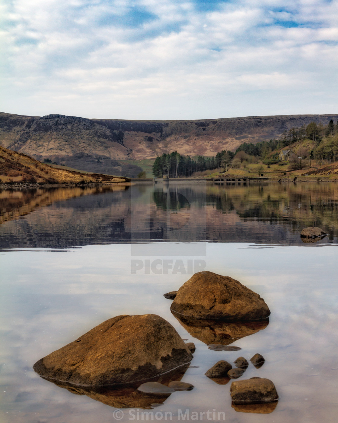 "Mill pond" stock image