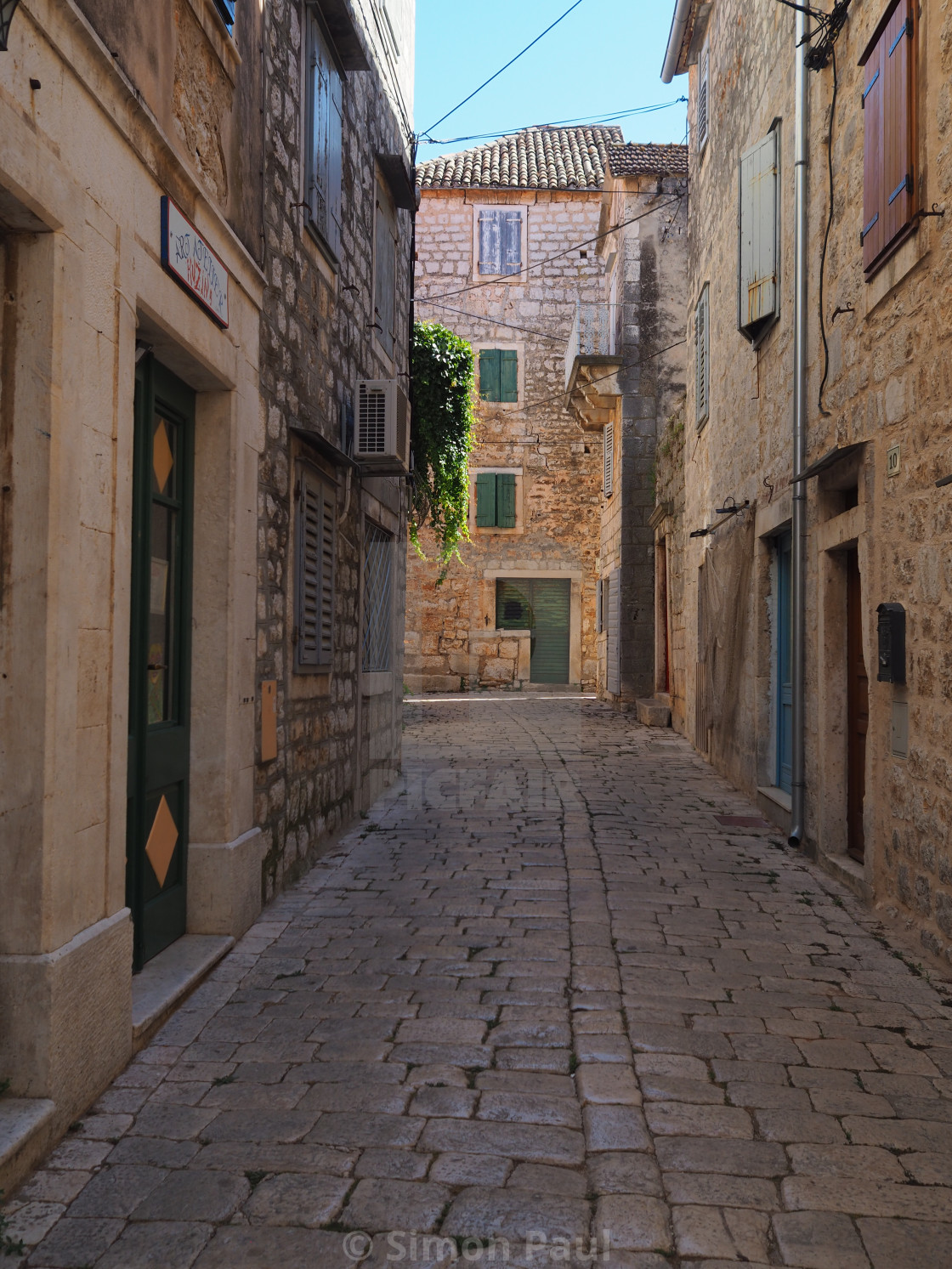 "Street in Stari Grad" stock image