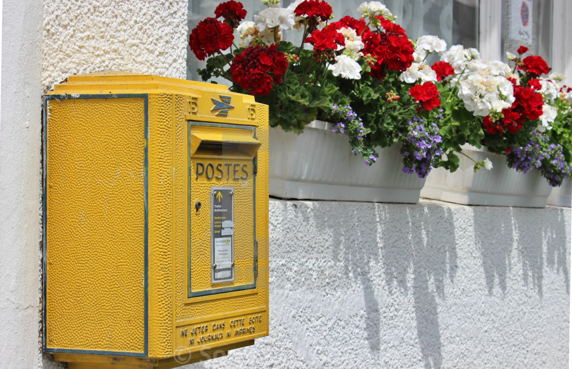 "French Post box" stock image