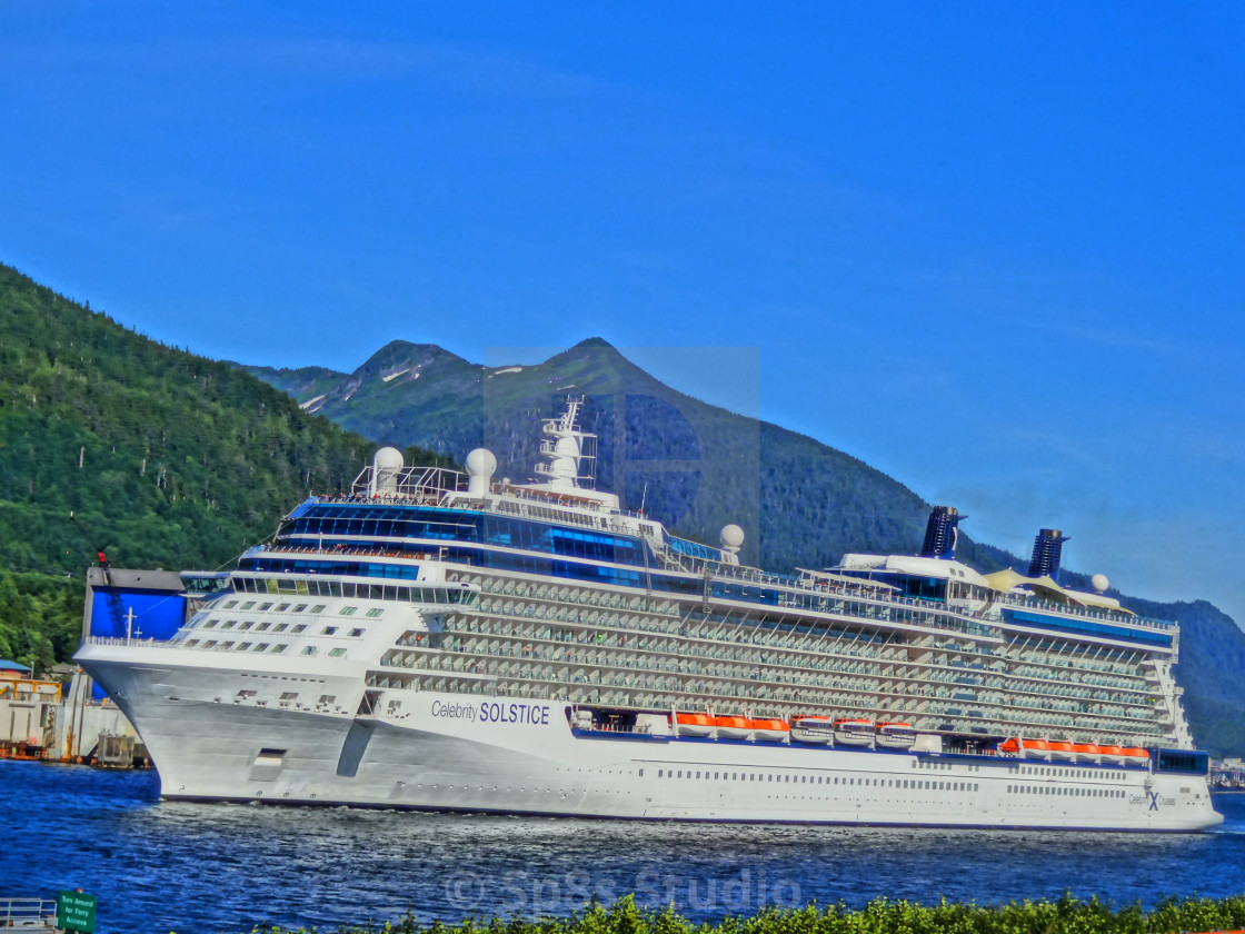 "Celebrity Solstice cruise ship" stock image