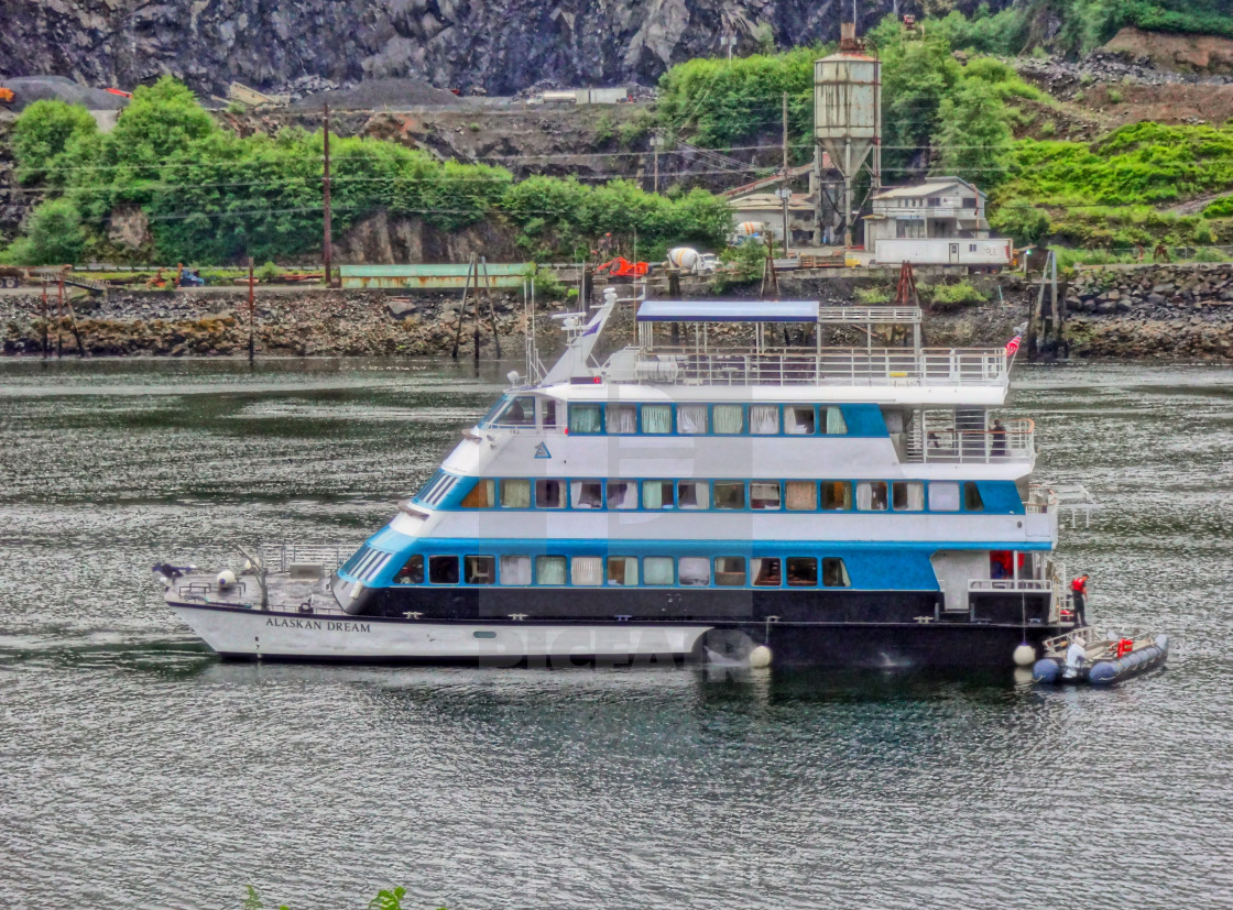 "Alaskan Dream cruise ship" stock image