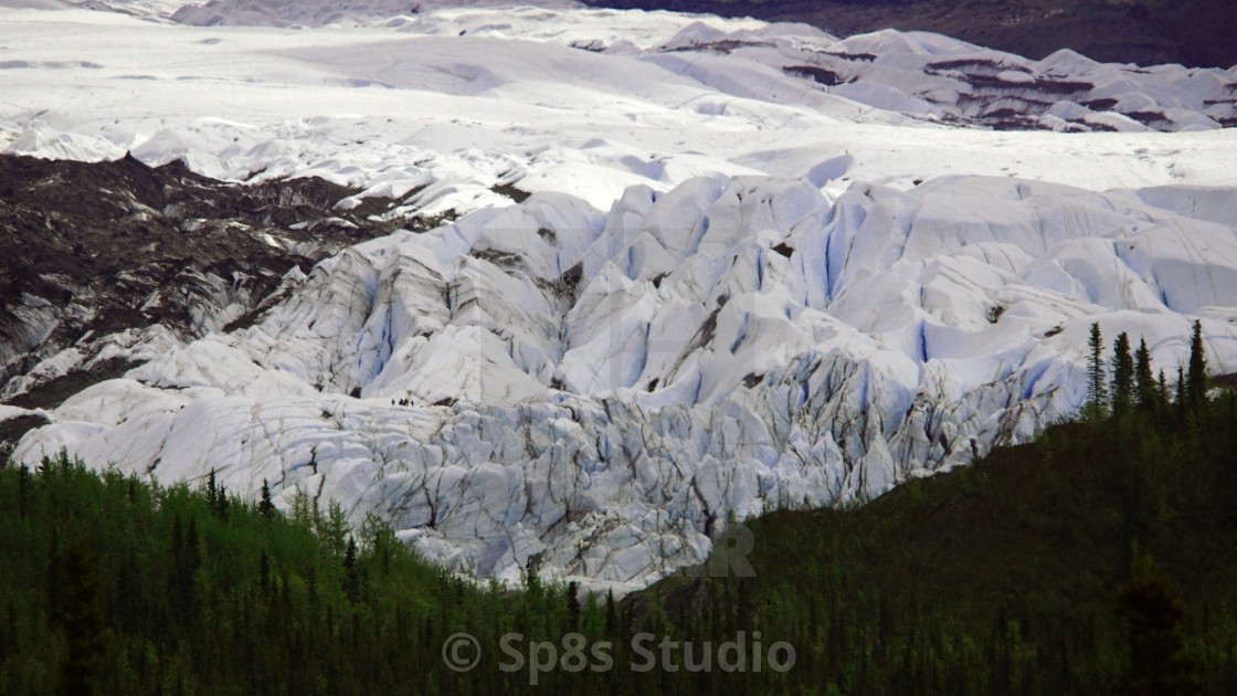 "The Matenlusia glacier" stock image