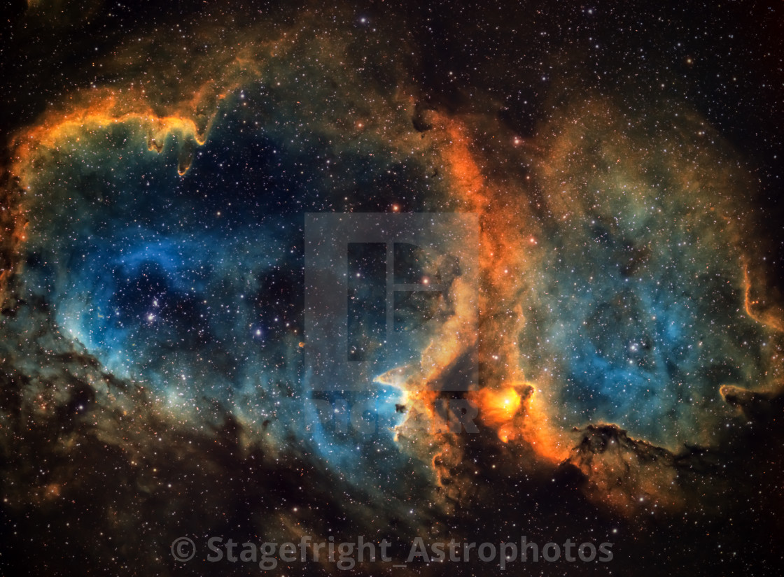 "Soul Nebula / IC 1848" stock image