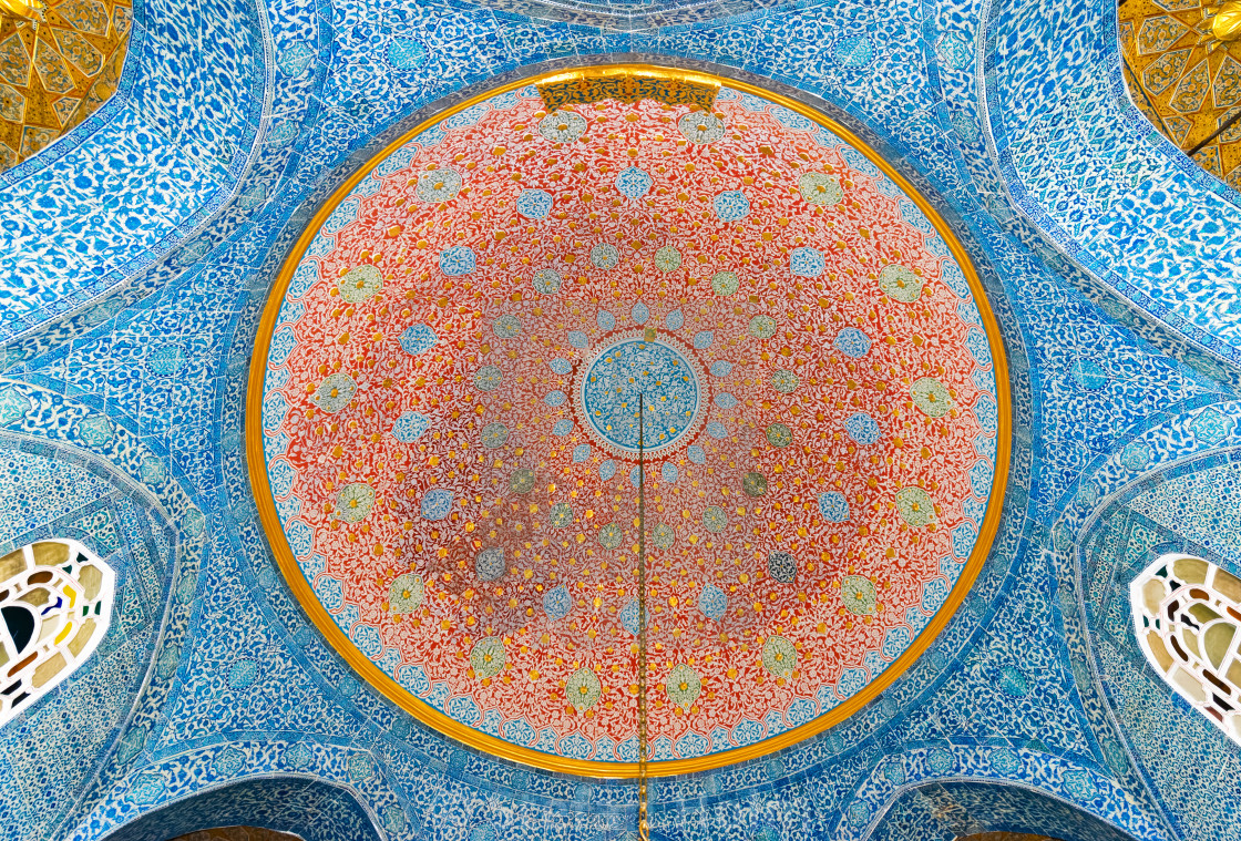 "Decorated ceiling in one of the domes in the Topkapi palace" by Stefan Holm - $6.32 "Decorated ceiling in one of the domes in the Topkapi palace" stock image