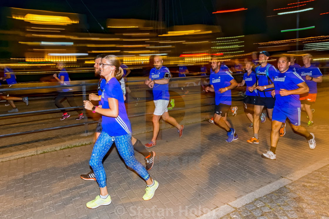 "Group of runners with motion blur on the streets of Soder at Mid" by Stefan Holm - $6.30 "Group of runners with motion blur on the streets of Soder at Mid" stock image
