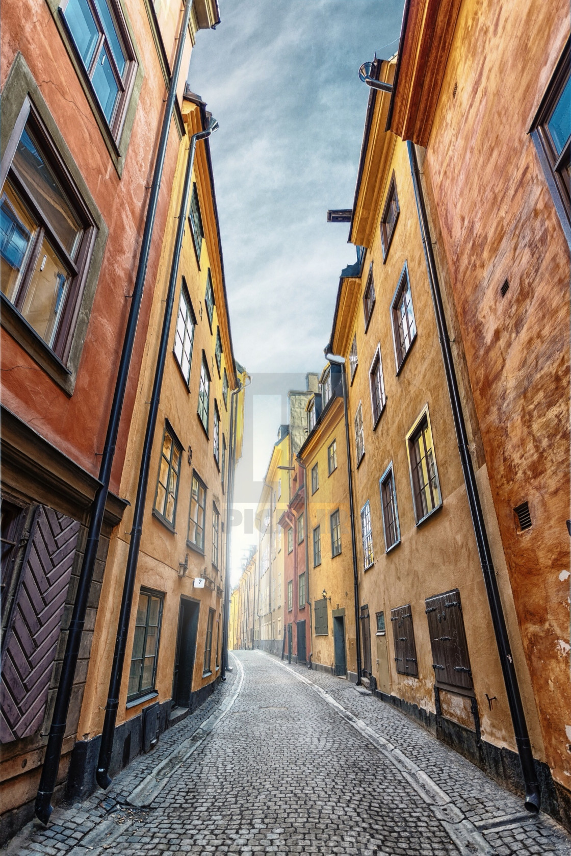 "Prastgatan in Gamla Stan, Stockholm" by Stefan Holm - $6.32 "Prastgatan in Gamla Stan, Stockholm" stock image