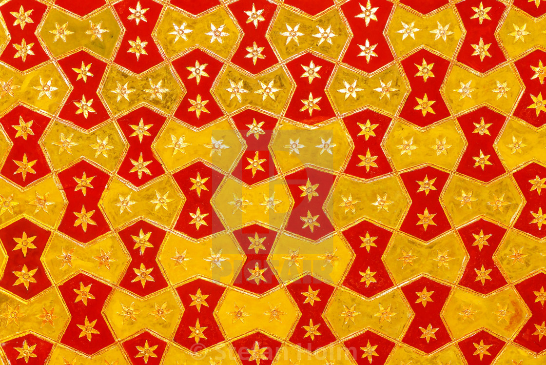 "Star pattern in the ceiling at the Topkapi palace" by Stefan Holm - $6.35 "Star pattern in the ceiling at the Topkapi palace" stock image