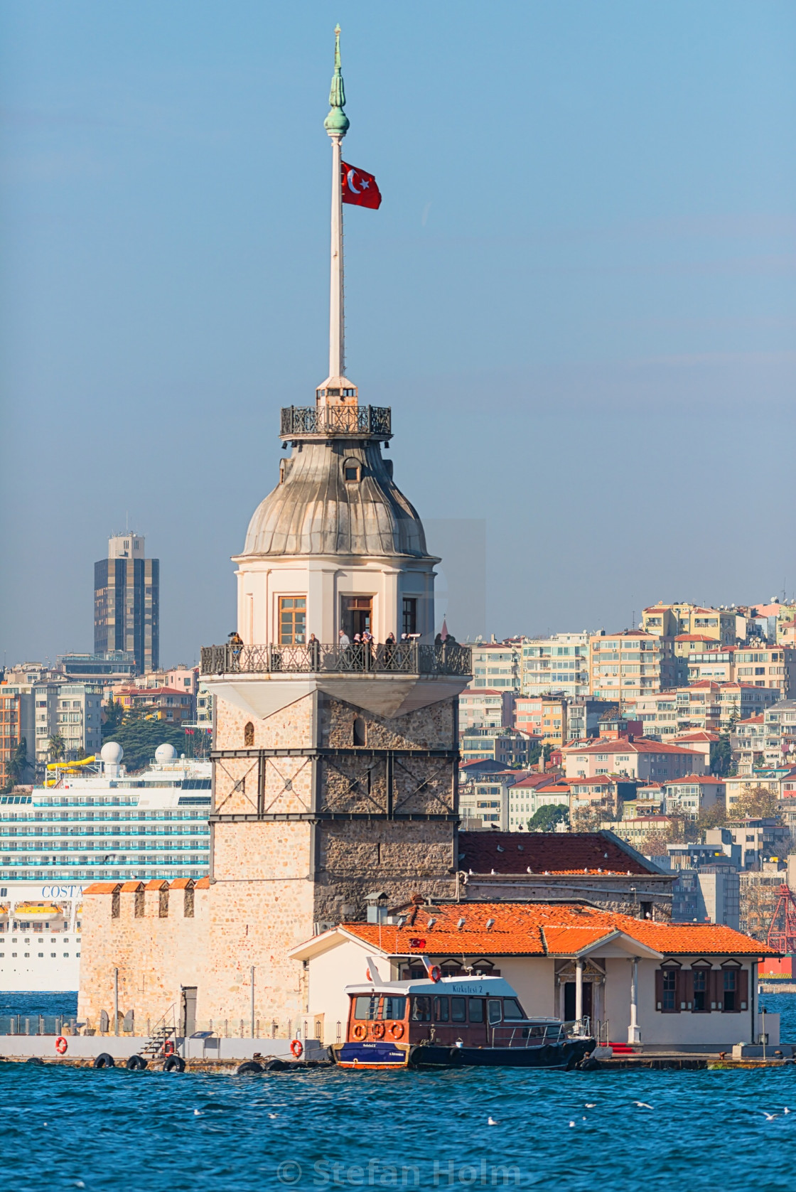 "ISTANBUL - NOV, 21: Maidens Tower (Kizkulesi) located in the middle of Bosporus with Beyoglu district in the background, Istanbul November 21, 2013 in Turkey" by Stefan Holm - $6.32 "ISTANBUL - NOV, 21: Maidens Tower (Kizkulesi) located in the middle of Bosporus with Beyoglu district in the background, Istanbul November 21, 2013 in Turkey" stock image