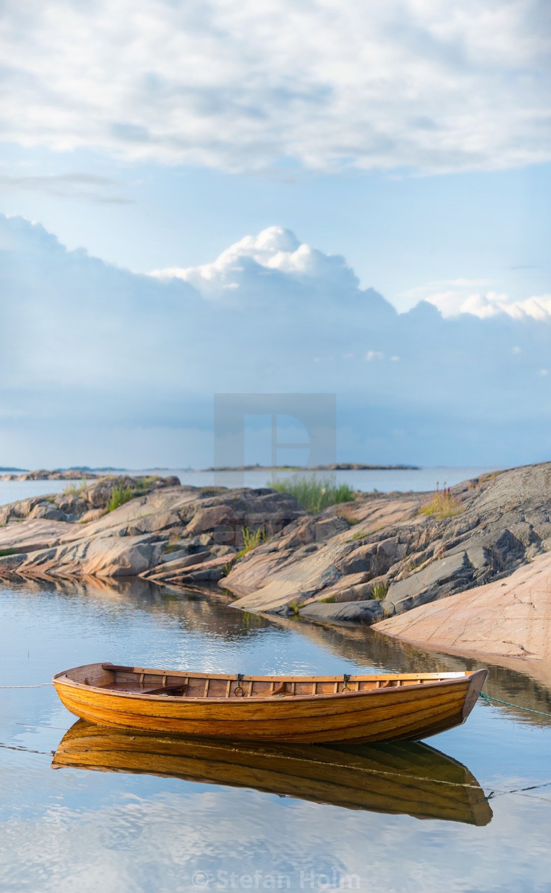 "Vintage old rowing boat at the shore" by Stefan Holm - $6.32 "Vintage old rowing boat at the shore" stock image