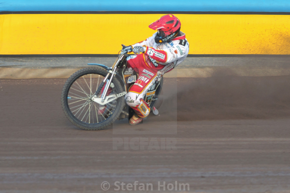 "Speedway racing between Rospiggarna and Lejonen at HZ Bygg Arena" by Stefan Holm - $6.34 "Speedway racing between Rospiggarna and Lejonen at HZ Bygg Arena" stock image