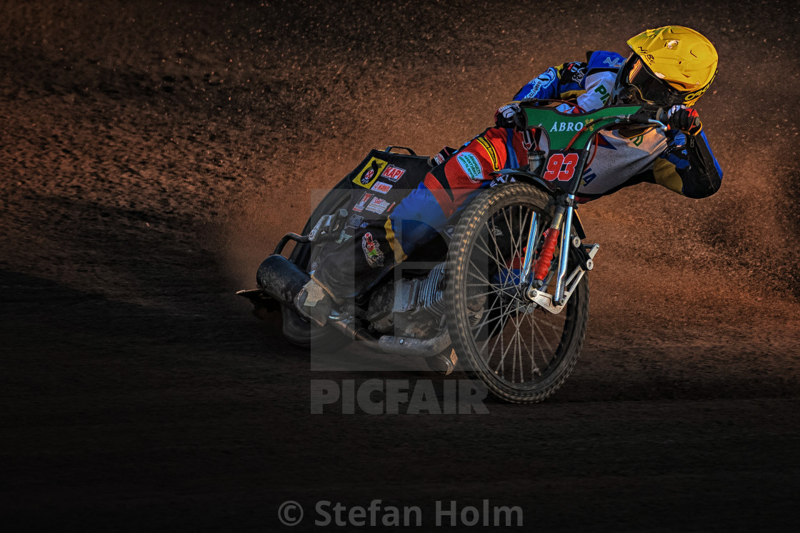 "Oliver Berntzon, Dackarna at the Speedway race between Rospiggar" by Stefan Holm - $6.32 "Oliver Berntzon, Dackarna at the Speedway race between Rospiggar" stock image