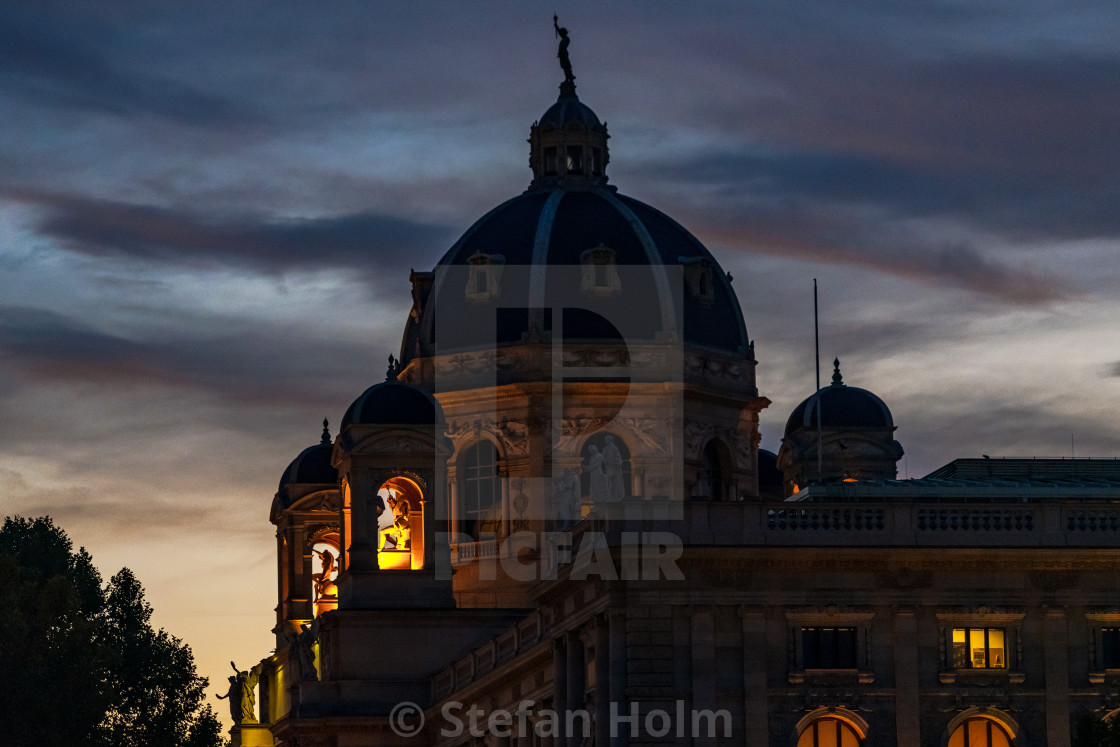 "View from the Hofburg area at one of the flanking cupol towers d" by Stefan Holm - $6.30 "View from the Hofburg area at one of the flanking cupol towers d" stock image