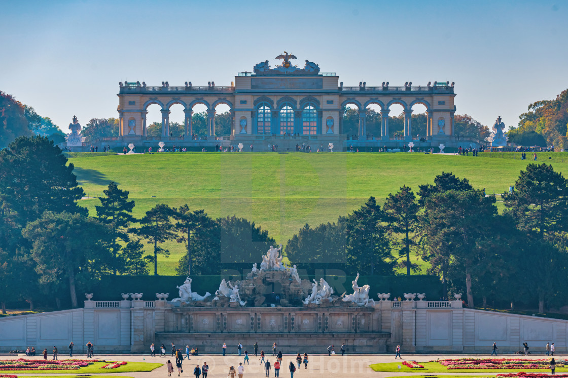 "The Gloriette on the hill above the Schoenbrunn palace park comp" by Stefan Holm - $6.32 "The Gloriette on the hill above the Schoenbrunn palace park comp" stock image