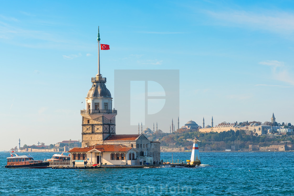"ISTANBUL - NOV, 21: Maidens Tower (Kizkulesi) located in the mid" by Stefan Holm - $6.35 "ISTANBUL - NOV, 21: Maidens Tower (Kizkulesi) located in the mid" stock image