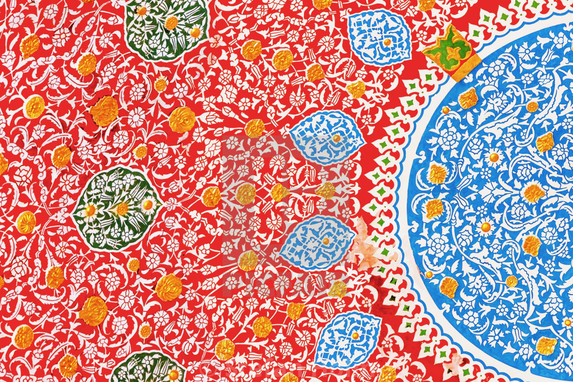 "Mosaic pattern in the Topkapi palace" by Stefan Holm - $6.34 "Mosaic pattern in the Topkapi palace" stock image