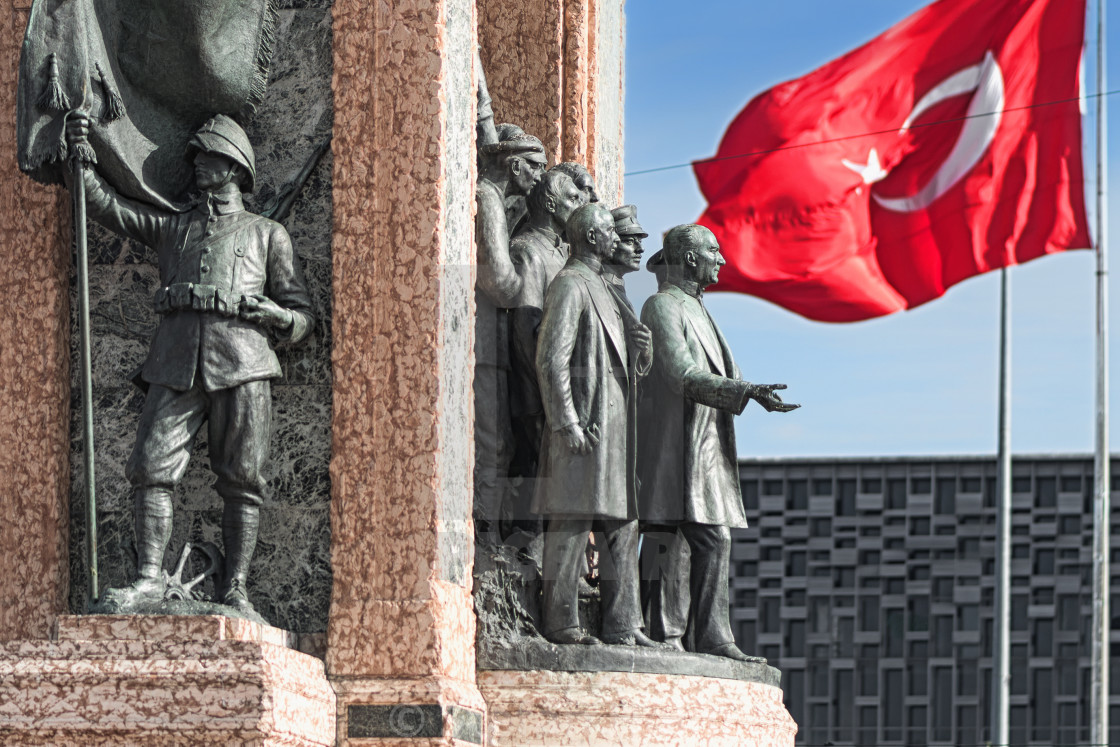 "ISTANBUL, TURKEY - NOV 21: Statue of the former leader Ataturk i" by Stefan Holm - $6.32 "ISTANBUL, TURKEY - NOV 21: Statue of the former leader Ataturk i" stock image