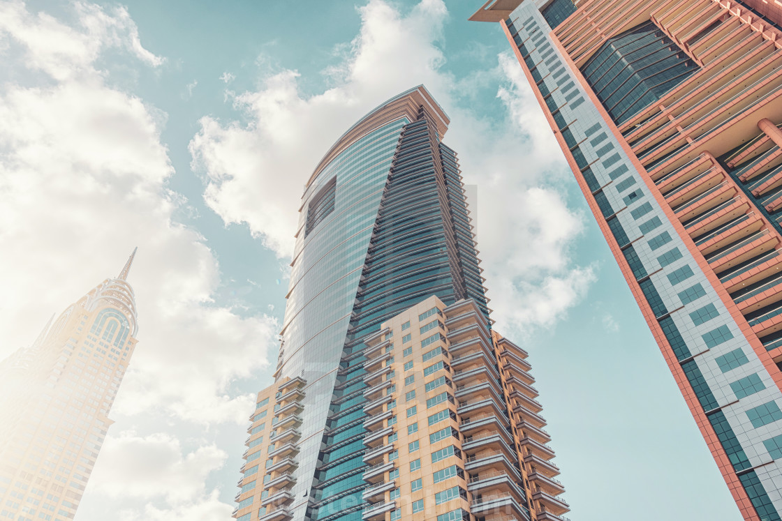 "Architectual view of Grand Midwest Tower in Dubai downtown" by Stefan Holm - $6.31 "Architectual view of Grand Midwest Tower in Dubai downtown" stock image