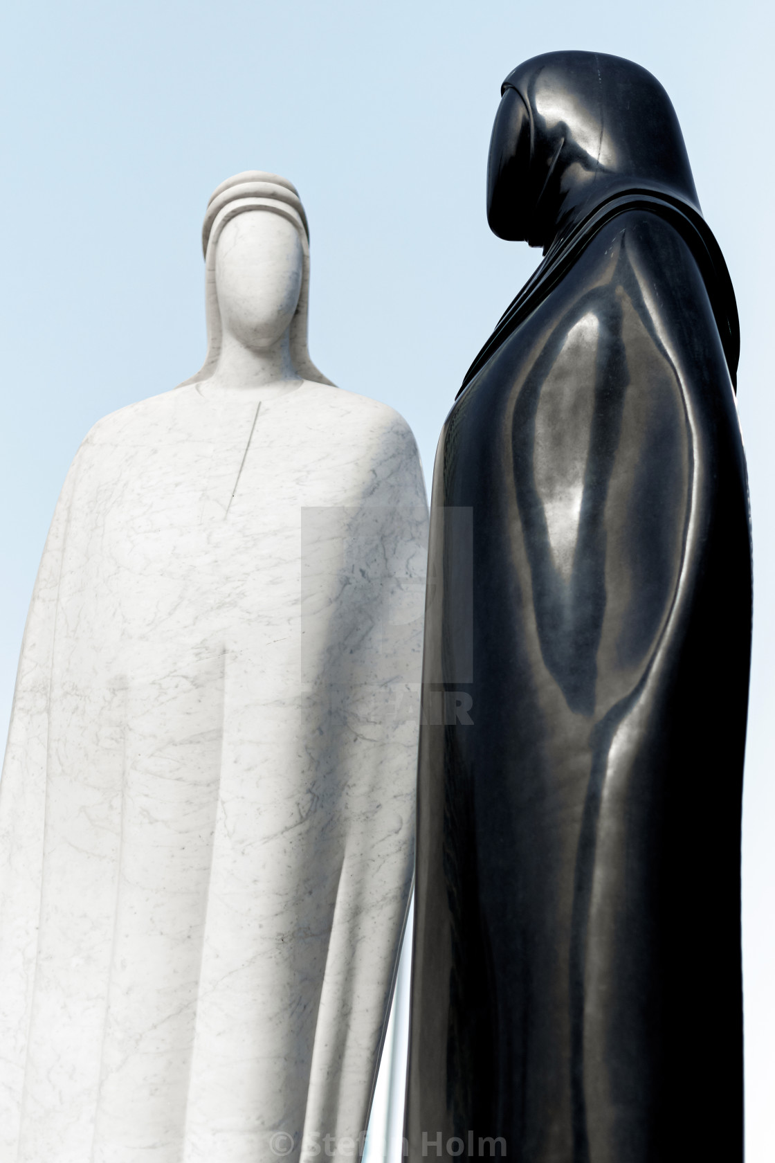 "Statue Together outside Dubai mall and Burj Khalifa with a blue" by Stefan Holm - $6.31 "Statue Together outside Dubai mall and Burj Khalifa with a blue" stock image