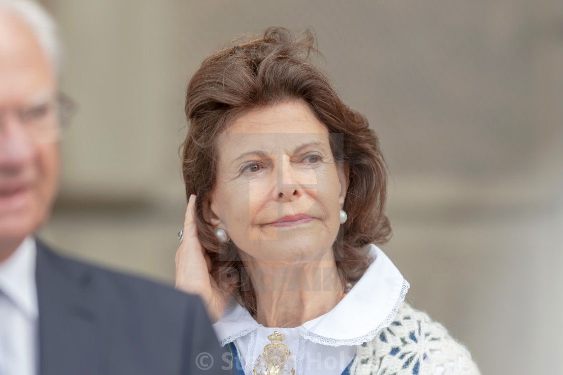 "Swedish national day with King Carl XVI and Queen Silvia at the" by Stefan Holm - $6.35 "Swedish national day with King Carl XVI and Queen Silvia at the" stock image